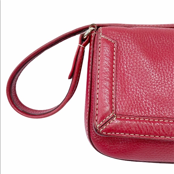 Kate Spade Vintage Bag in Deep Red Pebble Leather - Picture 9 of 16